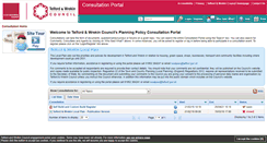 Desktop Screenshot of consult.telford.gov.uk